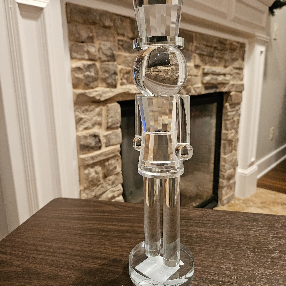 Clear Glass Crystal Nutcracker